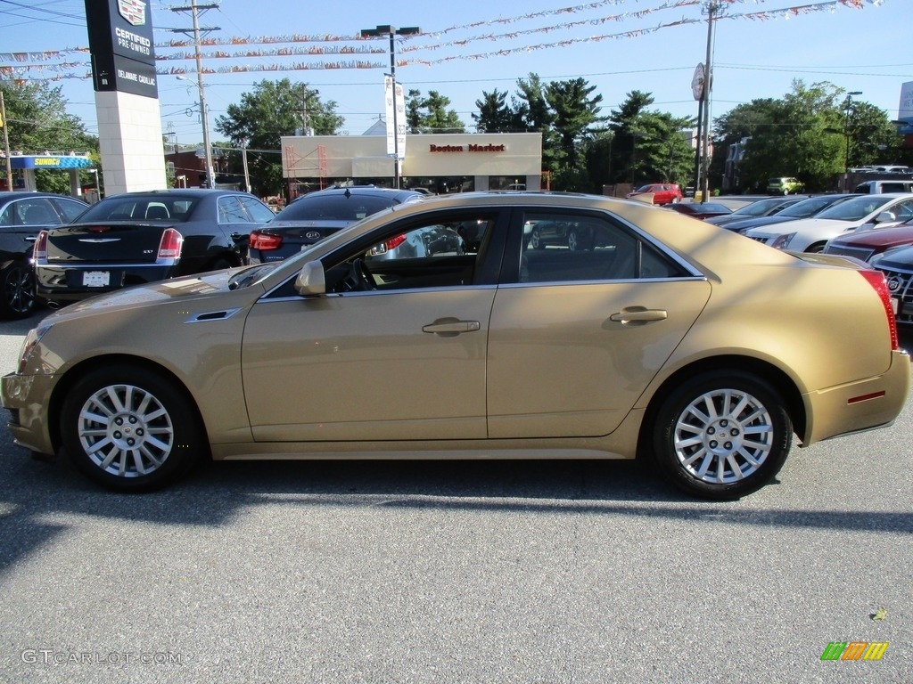 2013 CTS 4 3.0 AWD Sedan - Summer Gold Metallic / Cashmere/Cocoa photo #3