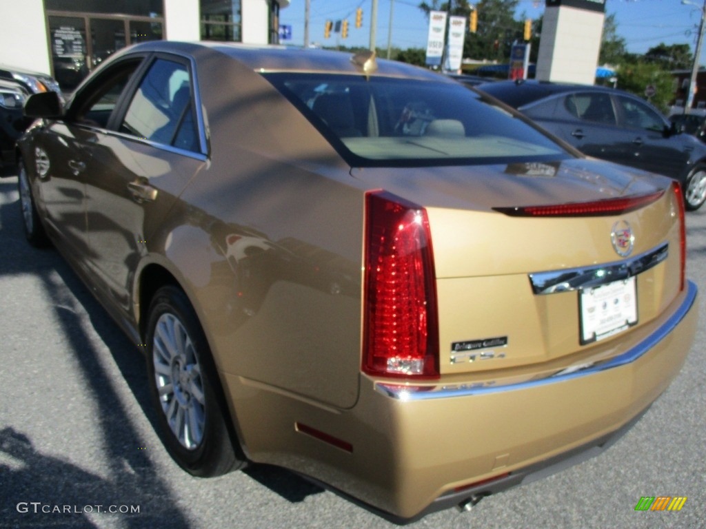 2013 CTS 4 3.0 AWD Sedan - Summer Gold Metallic / Cashmere/Cocoa photo #4