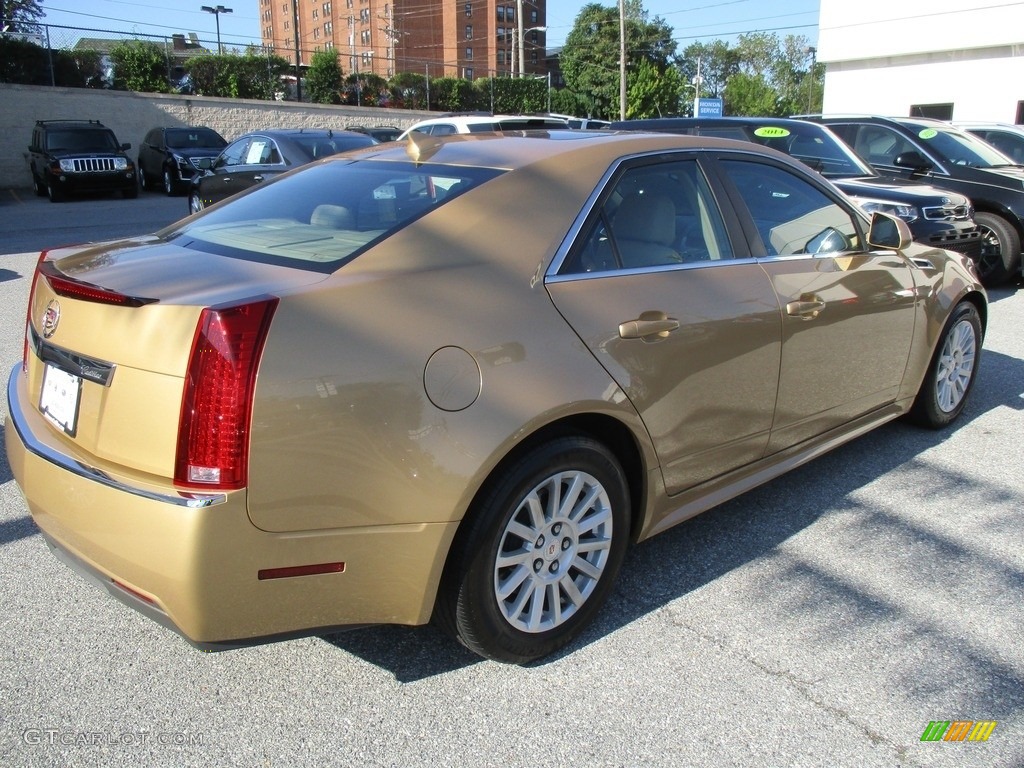 2013 CTS 4 3.0 AWD Sedan - Summer Gold Metallic / Cashmere/Cocoa photo #6