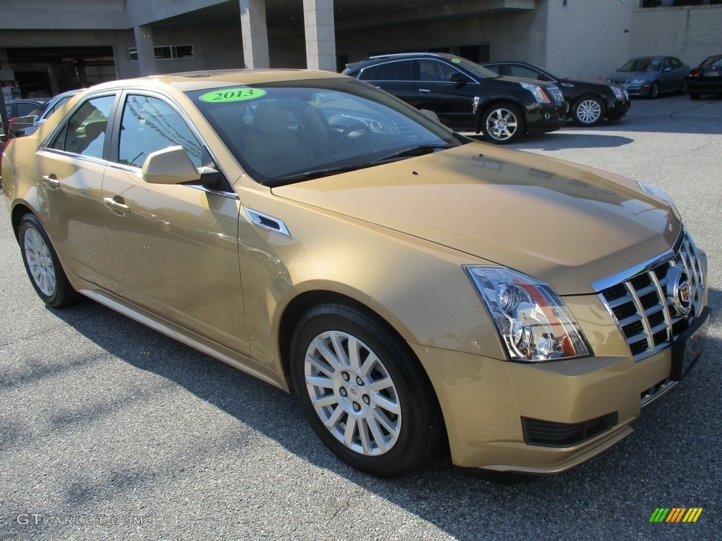 2013 CTS 4 3.0 AWD Sedan - Summer Gold Metallic / Cashmere/Cocoa photo #8