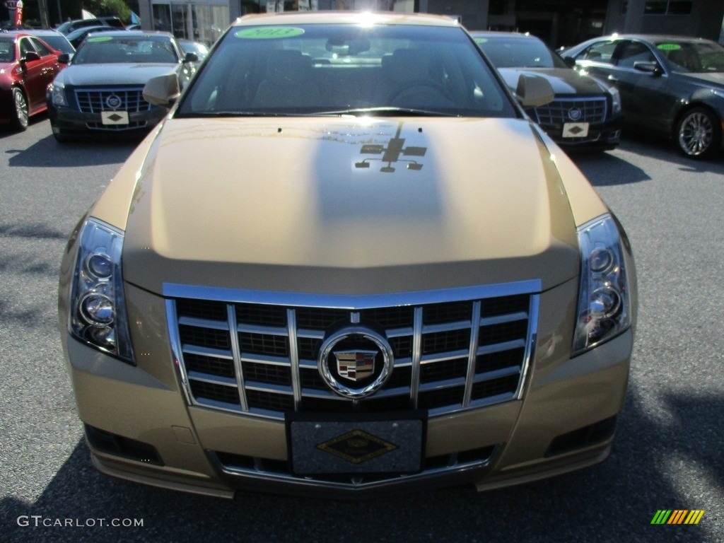 2013 CTS 4 3.0 AWD Sedan - Summer Gold Metallic / Cashmere/Cocoa photo #9
