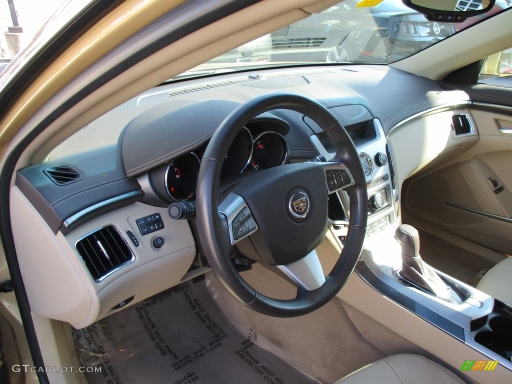 2013 CTS 4 3.0 AWD Sedan - Summer Gold Metallic / Cashmere/Cocoa photo #11