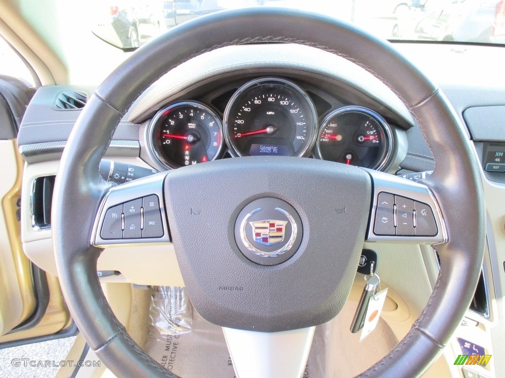 2013 CTS 4 3.0 AWD Sedan - Summer Gold Metallic / Cashmere/Cocoa photo #12