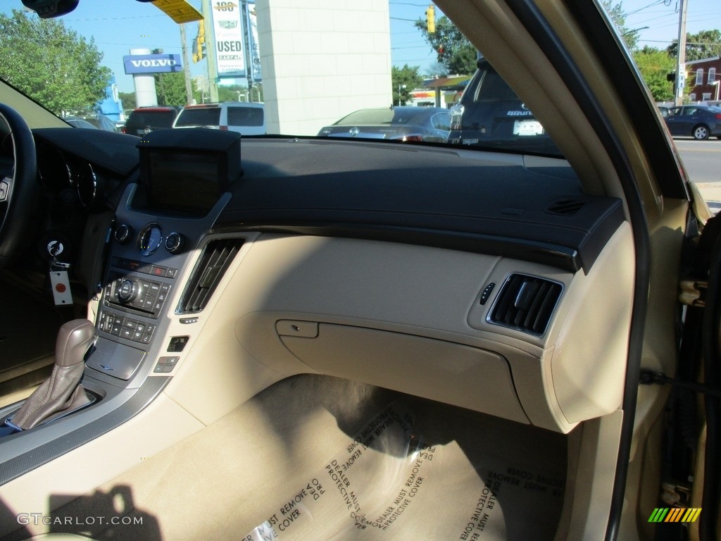 2013 CTS 4 3.0 AWD Sedan - Summer Gold Metallic / Cashmere/Cocoa photo #14
