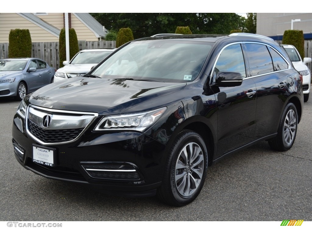 2014 MDX SH-AWD Technology - Crystal Black Pearl / Ebony photo #7