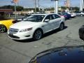 2010 White Suede Metallic Ford Taurus SEL  photo #3
