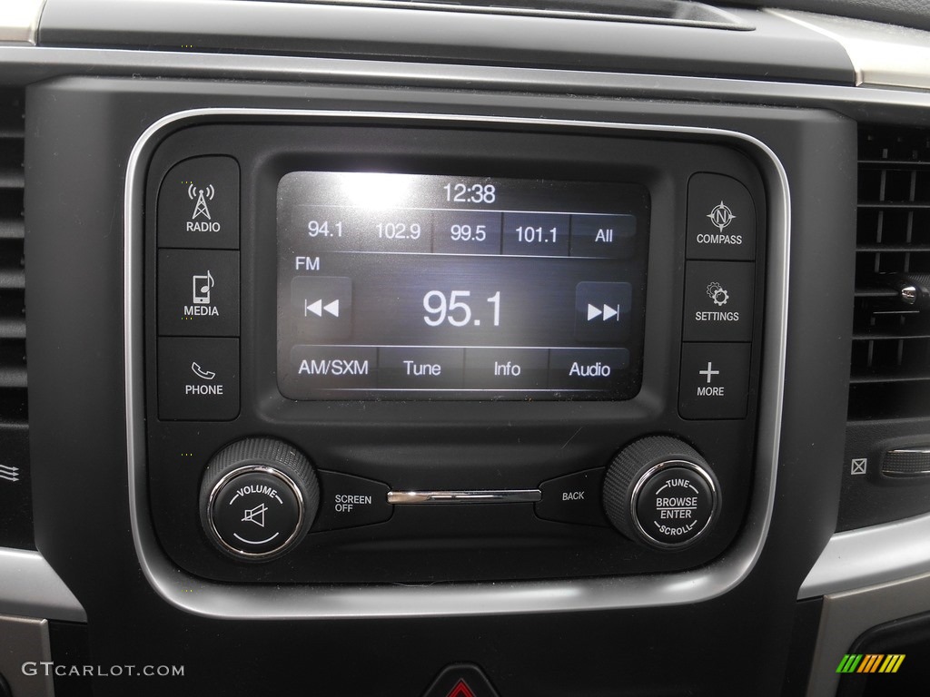 2014 1500 SLT Quad Cab 4x4 - Bright White / Black/Diesel Gray photo #28