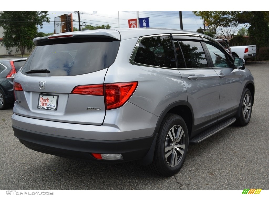 2016 Pilot EX-L AWD - Lunar Silver Metallic / Gray photo #3