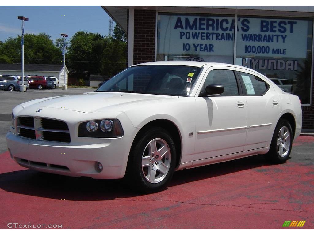 Stone White Dodge Charger