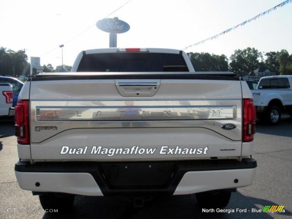 2016 F150 Platinum SuperCrew 4x4 - White Platinum / King Ranch Java photo #4