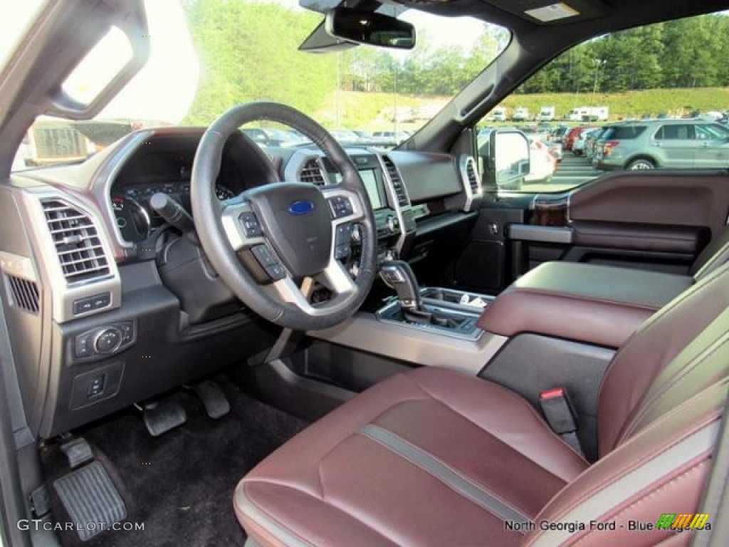 2016 F150 Platinum SuperCrew 4x4 - White Platinum / King Ranch Java photo #33