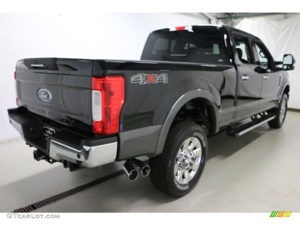 Shadow Black 2017 Ford F350 Super Duty Lariat Crew Cab 4x4 Exterior Photo #115530815