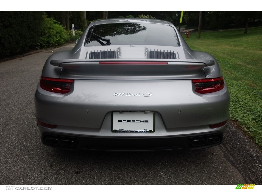 GT Silver Metallic 2017 Porsche 911 Turbo S Coupe Exterior Photo #115531294