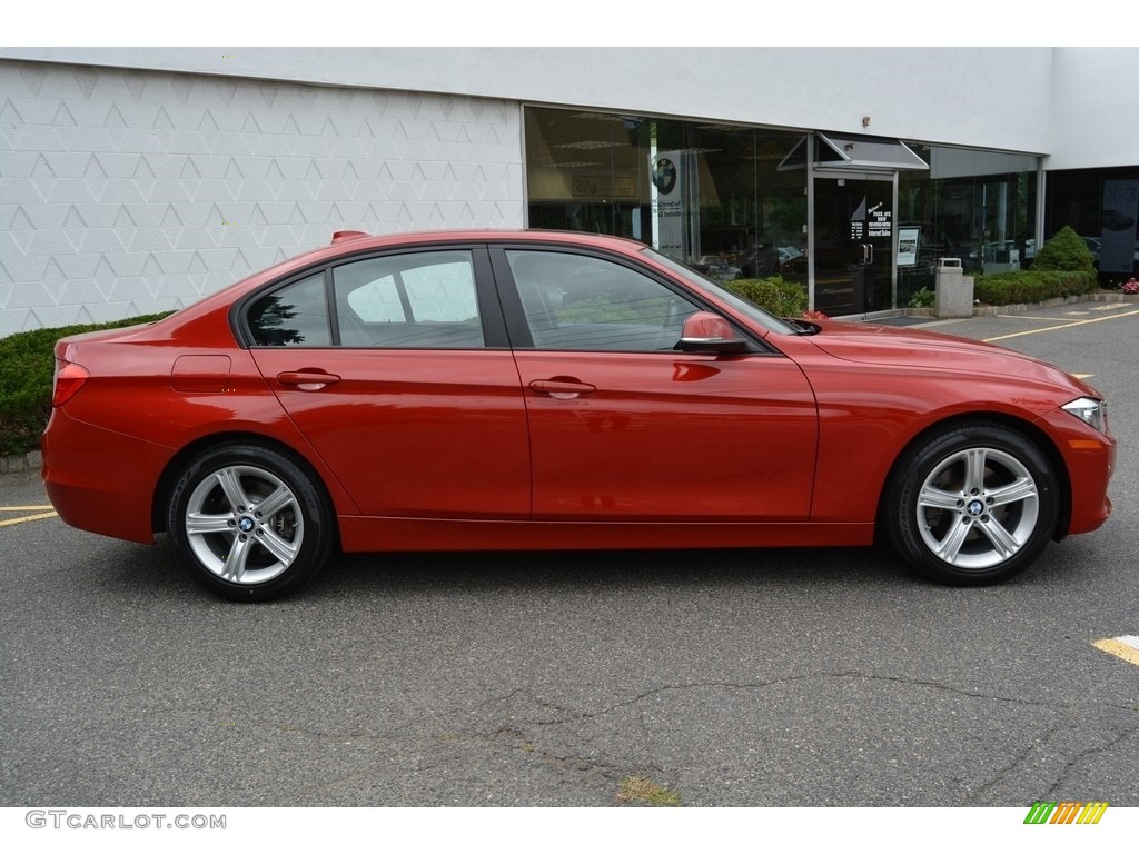 2013 3 Series 328i xDrive Sedan - Melbourne Red Metallic / Black photo #2