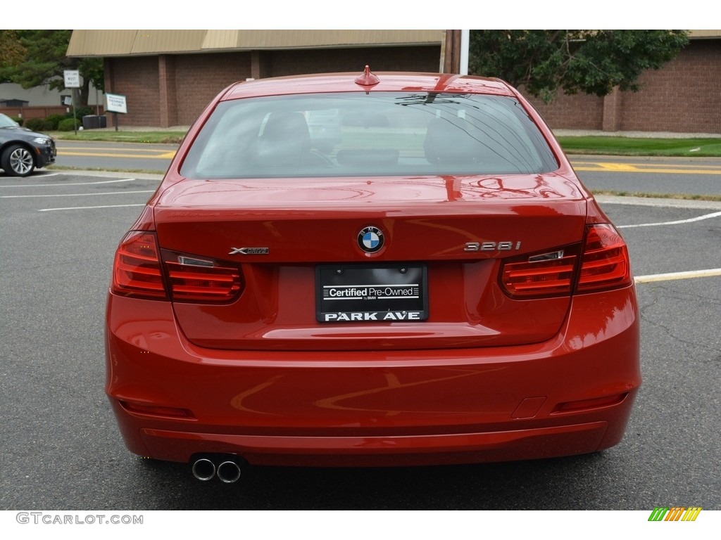 2013 3 Series 328i xDrive Sedan - Melbourne Red Metallic / Black photo #4