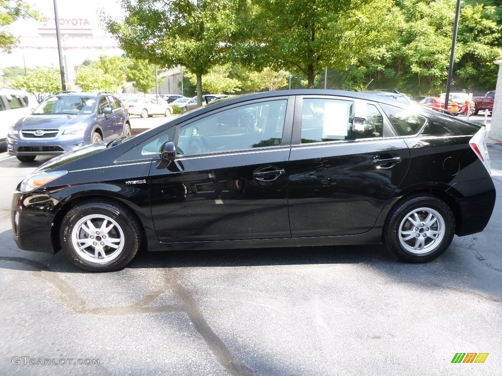 2010 Prius Hybrid IV - Black / Dark Gray photo #4