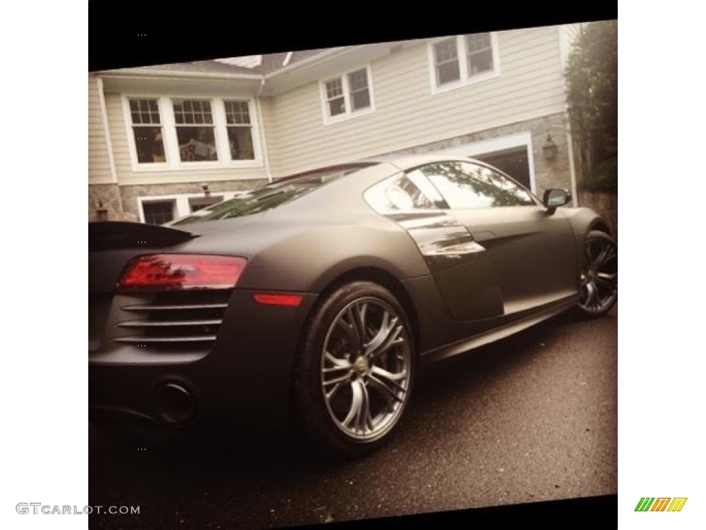 2015 R8 V10 Plus - Mythos Black Metallic / Black photo #11