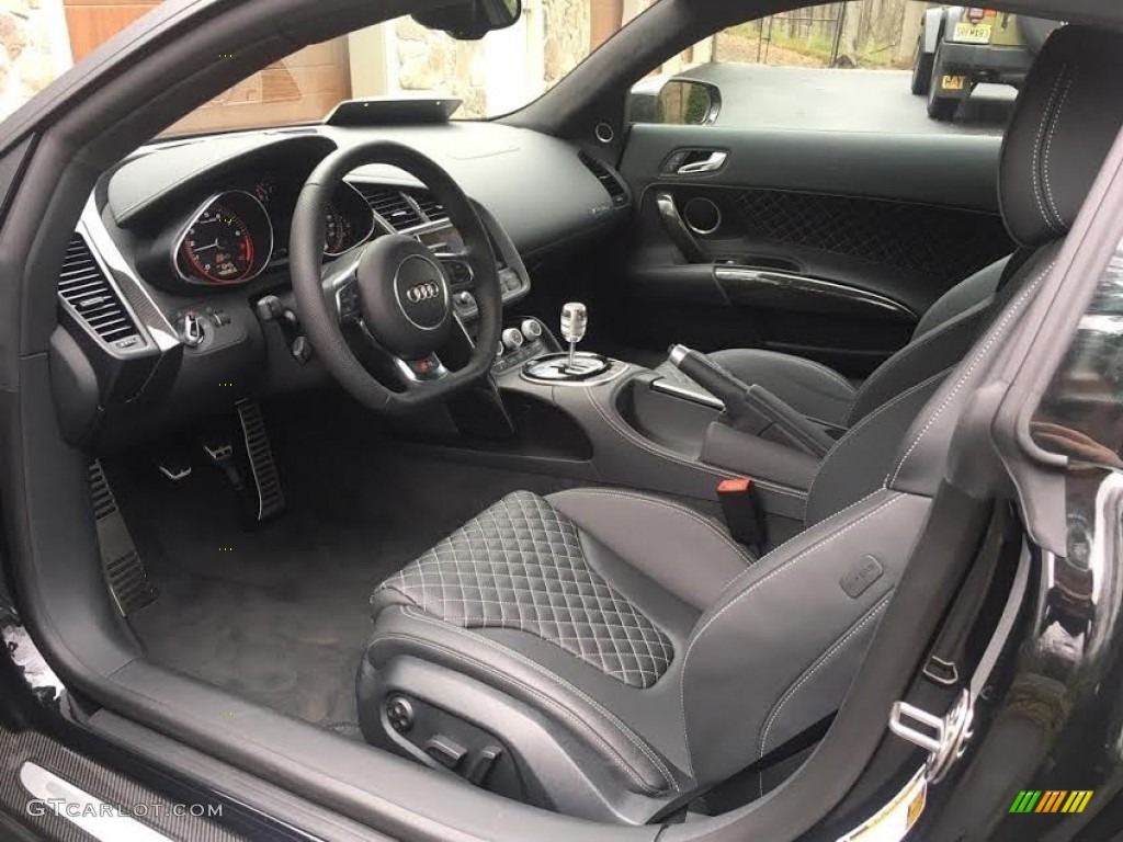 2015 R8 V10 Plus - Mythos Black Metallic / Black photo #20
