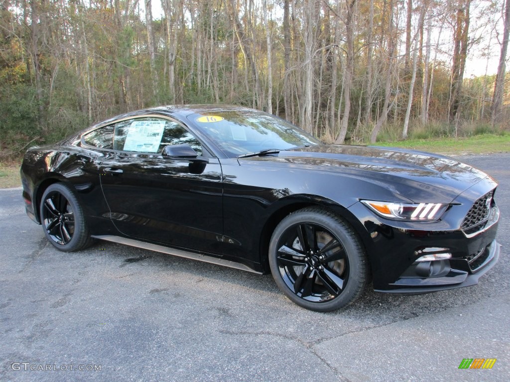 2016 Mustang EcoBoost Premium Coupe - Shadow Black / Ebony photo #1