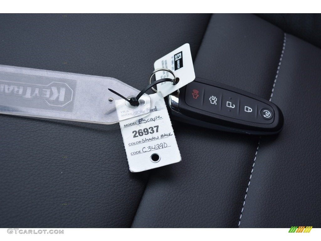 2016 Escape Titanium - Shadow Black / Charcoal Black photo #42