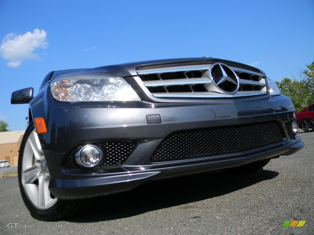 2010 C 300 Sport - Steel Grey Metallic / Grey/Black photo #1