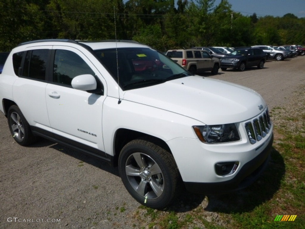Bright White 2017 Jeep Compass High Altitude 4x4 Exterior Photo #115538594