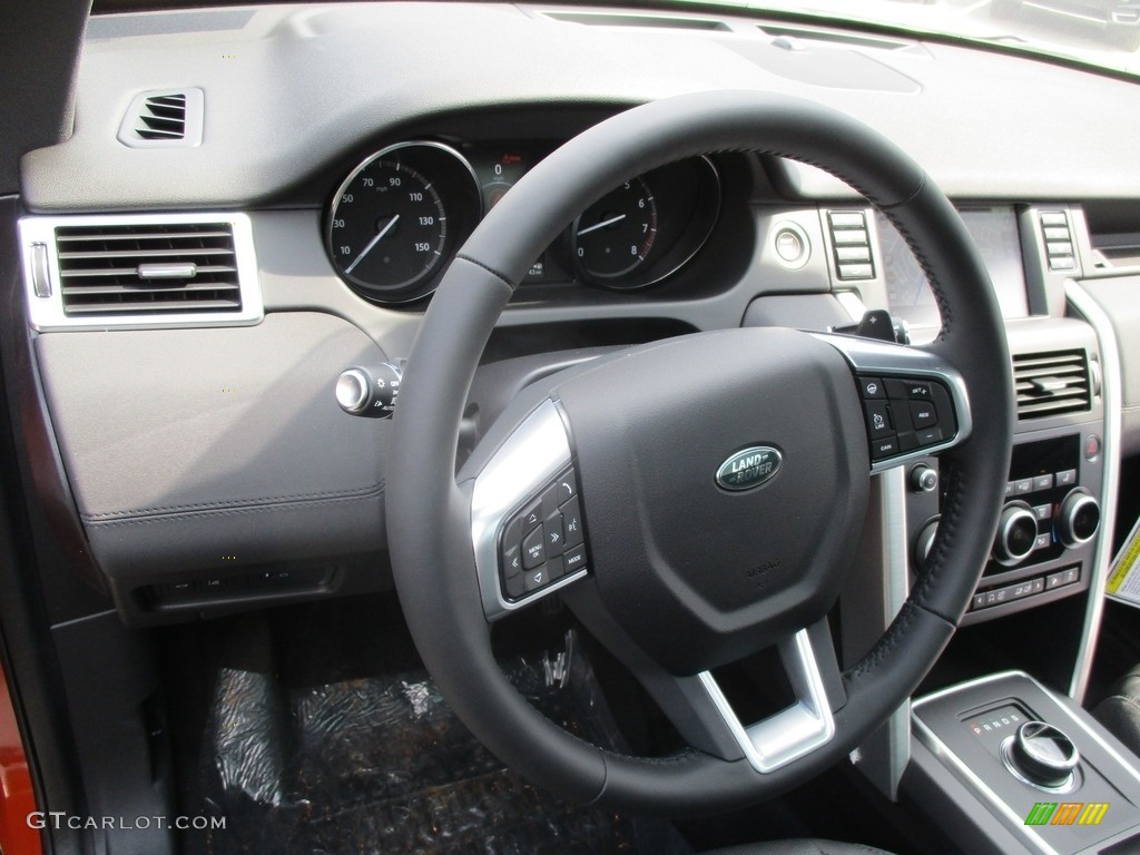 2017 Land Rover Discovery Sport HSE Ebony Steering Wheel Photo #115539428