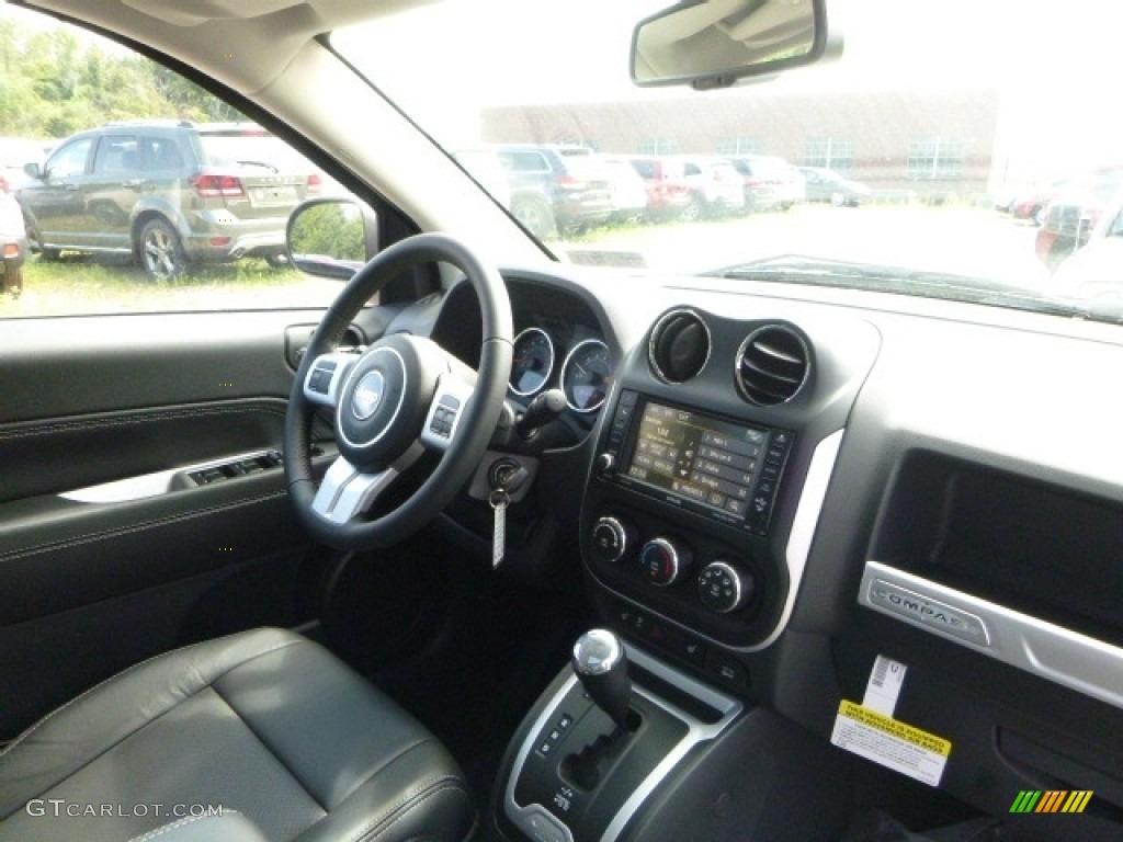 2017 Jeep Compass High Altitude 4x4 Dark Slate Gray Dashboard Photo #115539533