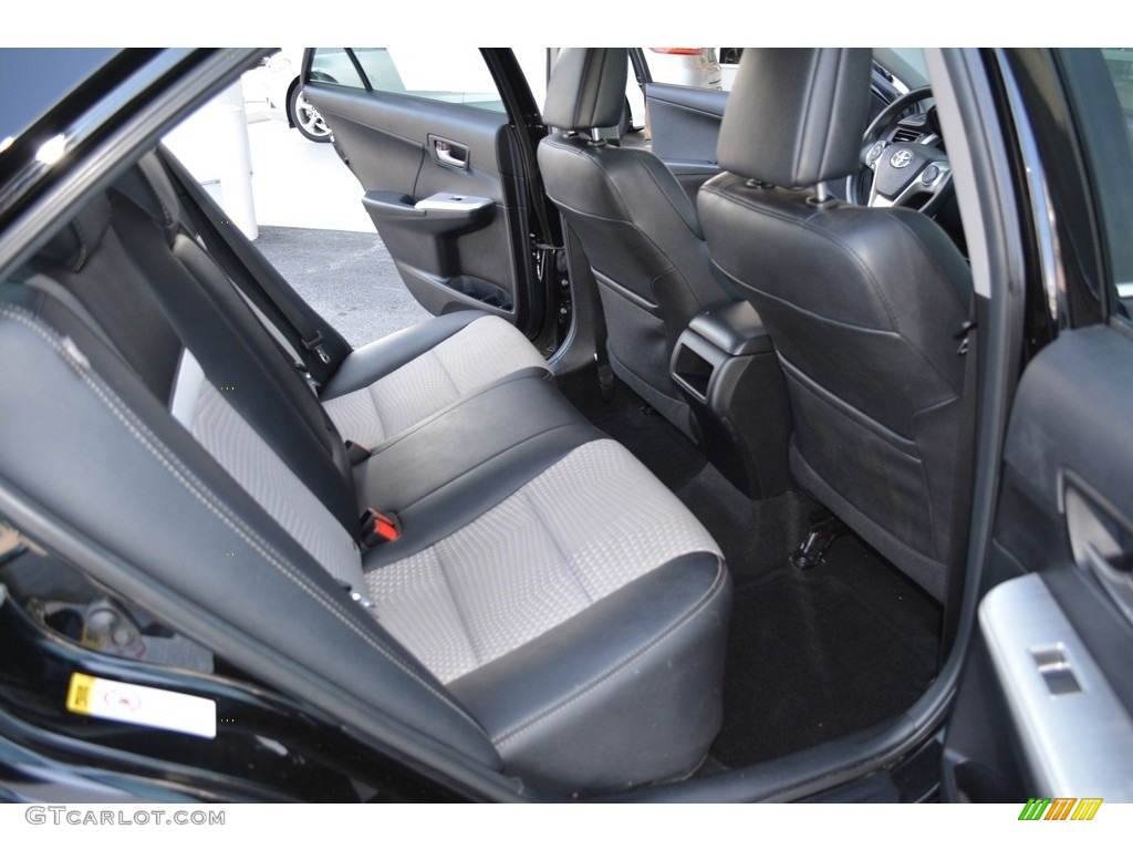 2014 Camry SE V6 - Attitude Black Metallic / Black/Ash photo #14