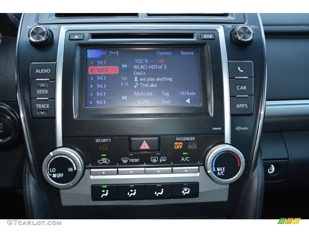 2014 Camry SE V6 - Attitude Black Metallic / Black/Ash photo #17