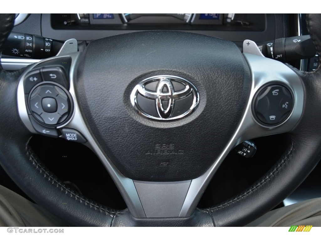 2014 Camry SE V6 - Attitude Black Metallic / Black/Ash photo #23