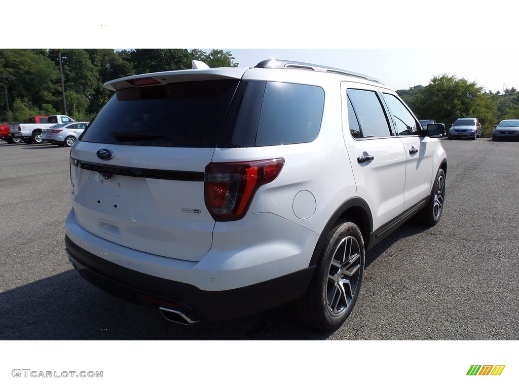 2017 Explorer Sport 4WD - Oxford White / Ebony Black photo #8