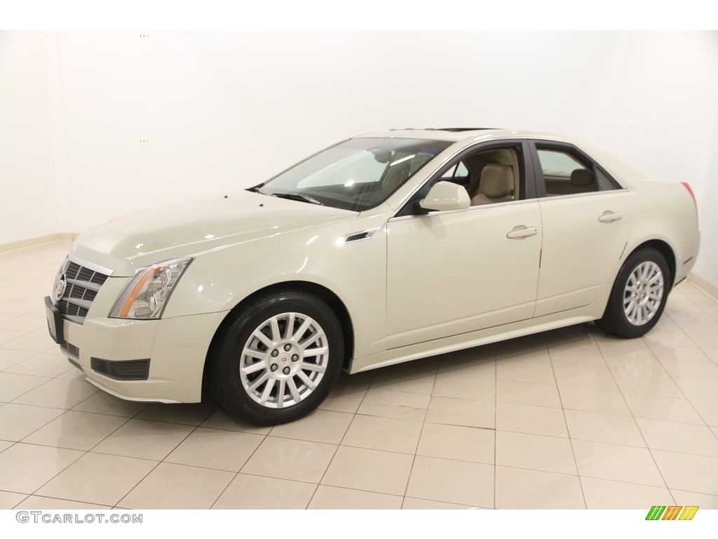 2011 CTS 4 3.0 AWD Sedan - Vanilla Latte Metallic / Cashmere/Cocoa photo #3