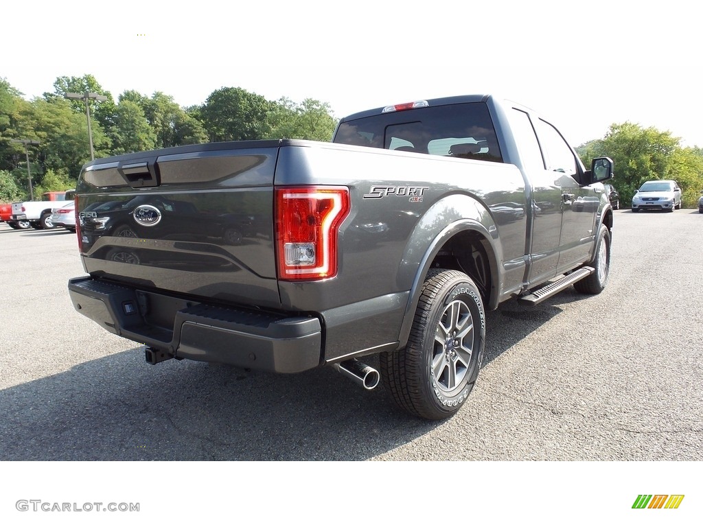 2016 F150 XLT SuperCab 4x4 - Magnetic / Black photo #6