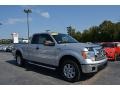 2014 Ingot Silver Ford F150 XLT SuperCab 4x4  photo #1
