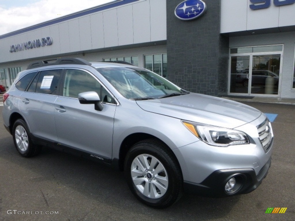 2017 Outback 2.5i Premium - Ice Silver Metallic / Slate Black photo #1