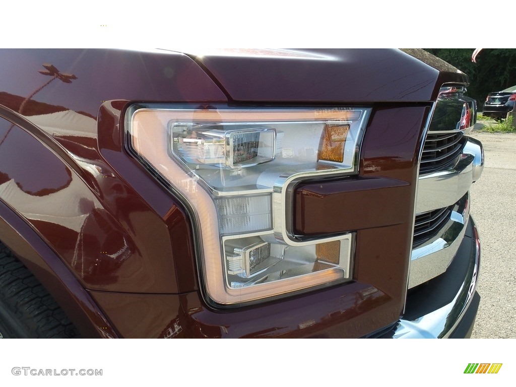 2016 F150 Lariat SuperCrew 4x4 - Bronze Fire / Black photo #4