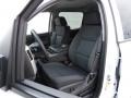 Jet Black Front Seat Photo for 2017 Chevrolet Silverado 1500 #115542935
