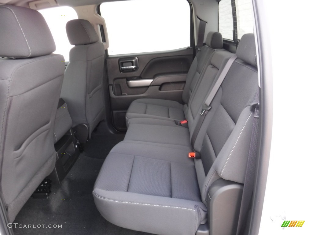 Jet Black Interior 2017 Chevrolet Silverado 1500 LT Crew Cab 4x4 Photo #115543118