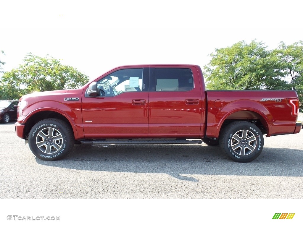 2016 F150 XLT SuperCrew 4x4 - Ruby Red / Black photo #1