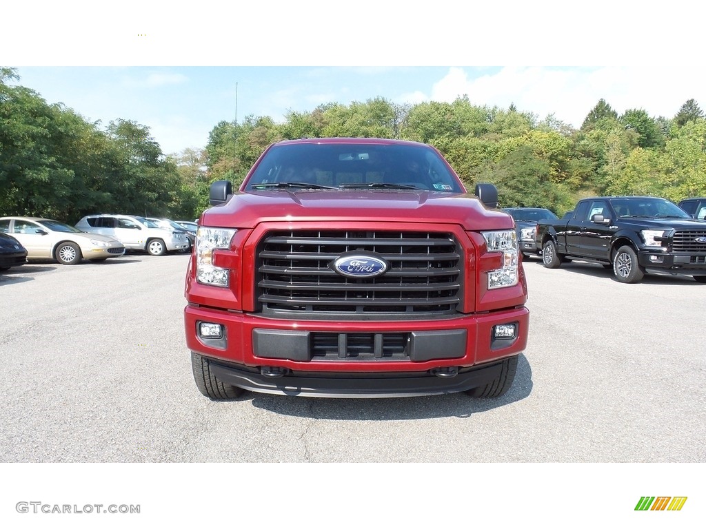 2016 F150 XLT SuperCrew 4x4 - Ruby Red / Black photo #2