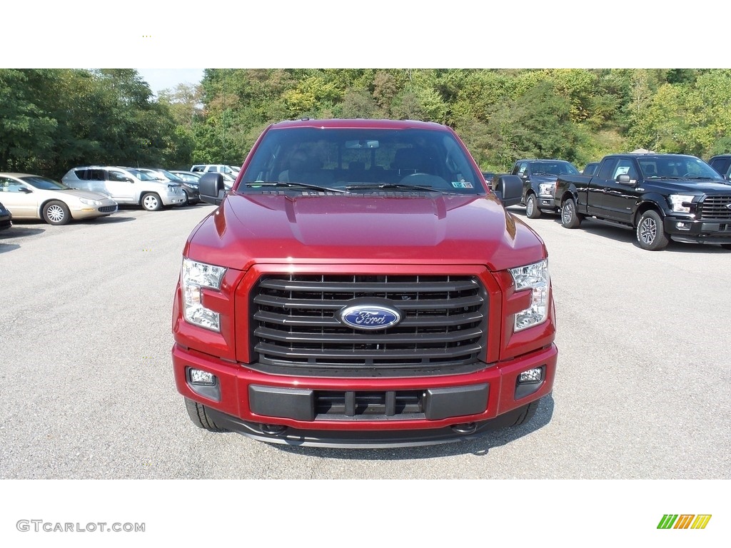 2016 F150 XLT SuperCrew 4x4 - Ruby Red / Black photo #3