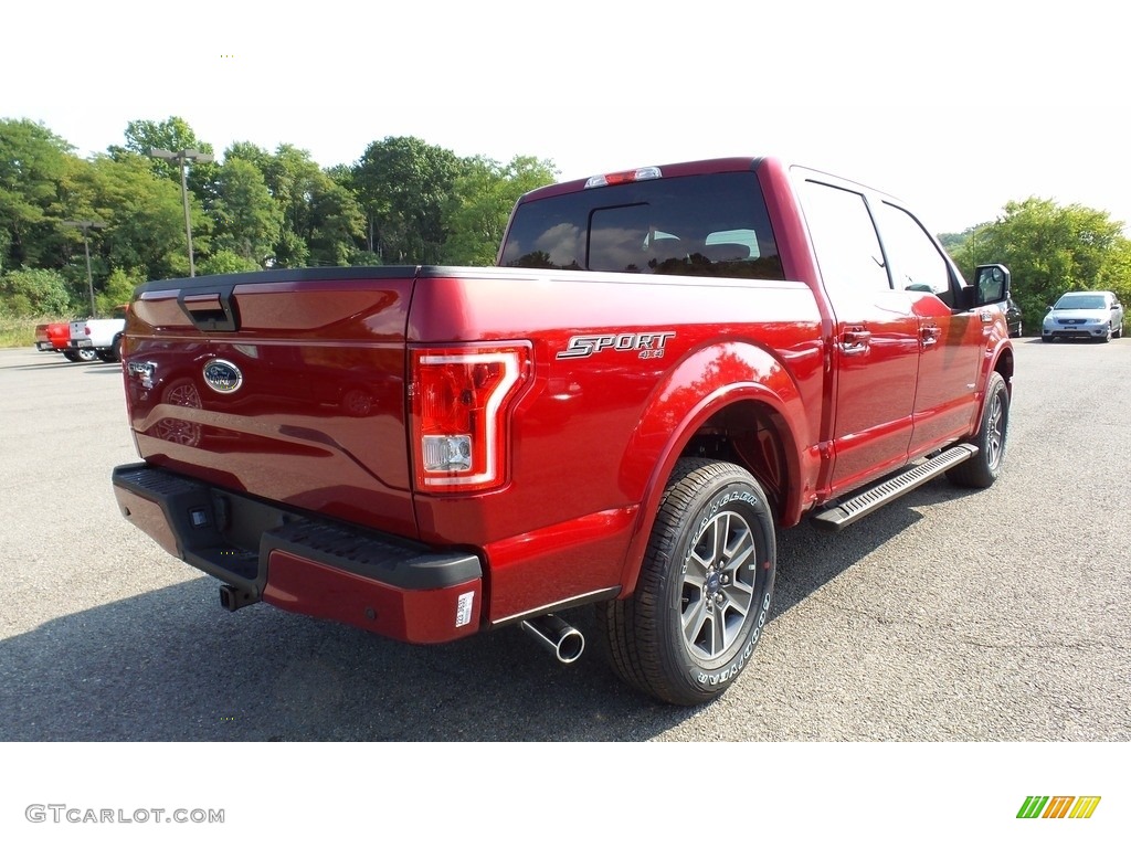 2016 F150 XLT SuperCrew 4x4 - Ruby Red / Black photo #6
