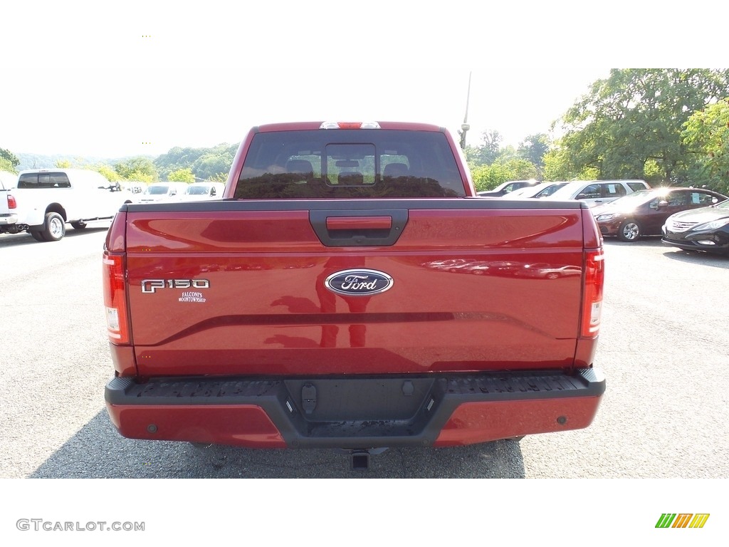 2016 F150 XLT SuperCrew 4x4 - Ruby Red / Black photo #7