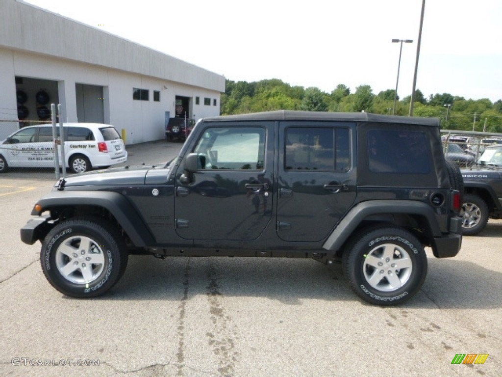 2016 Wrangler Unlimited Sport 4x4 - Rhino / Black photo #3