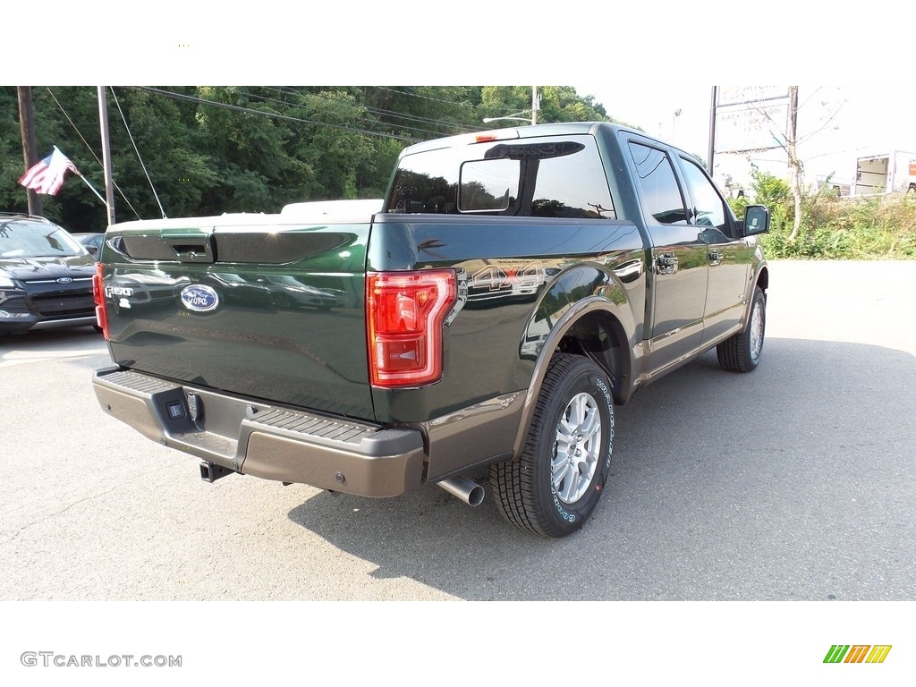2016 F150 Lariat SuperCrew 4x4 - Green Gem / Black photo #6