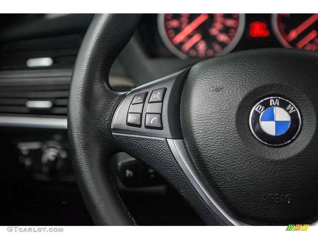 2013 BMW X5 xDrive 35d Black Steering Wheel Photo #115543837