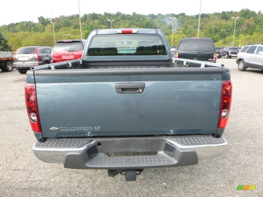 2007 Colorado LT Extended Cab 4x4 - Blue Granite Metallic / Medium Pewter photo #5