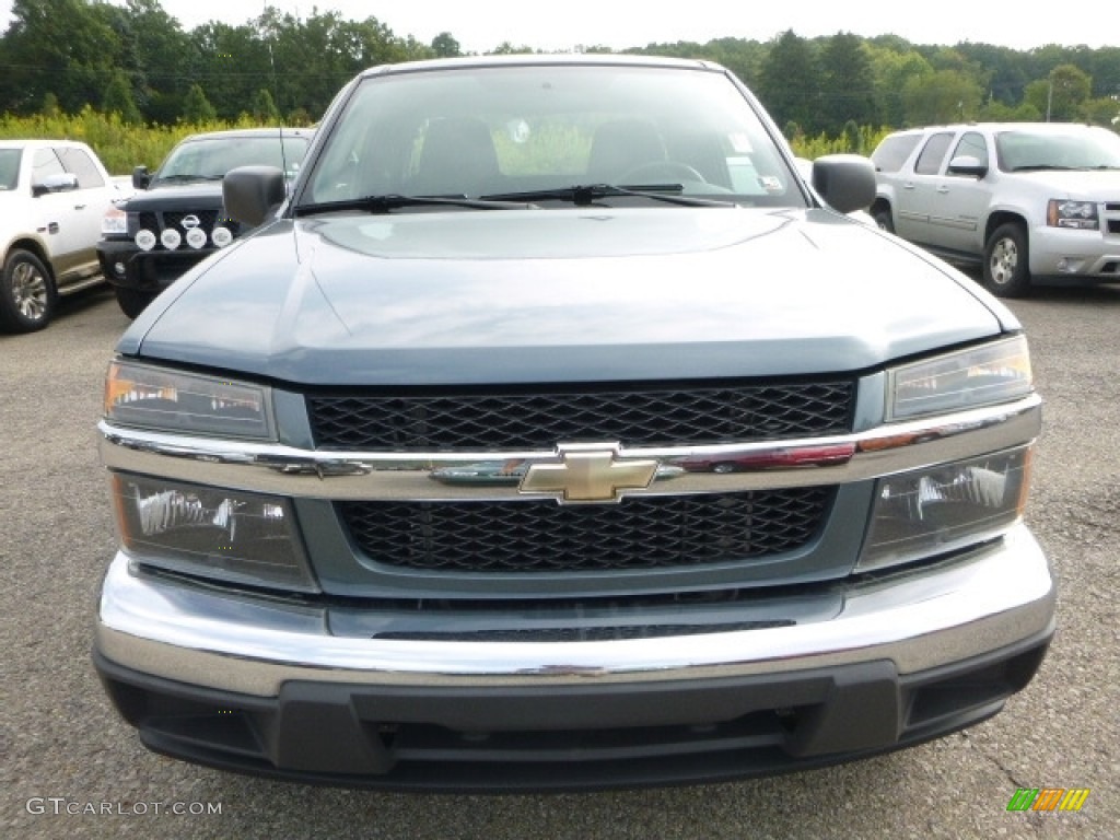 2007 Colorado LT Extended Cab 4x4 - Blue Granite Metallic / Medium Pewter photo #10