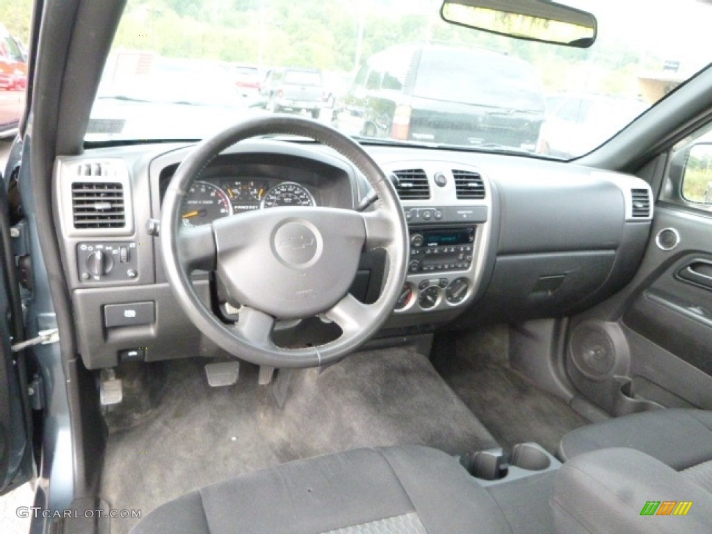 2007 Colorado LT Extended Cab 4x4 - Blue Granite Metallic / Medium Pewter photo #17